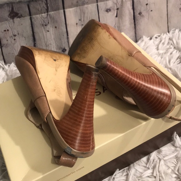 Franco Sarto Peep Toe Heels - Picture 4 of 7